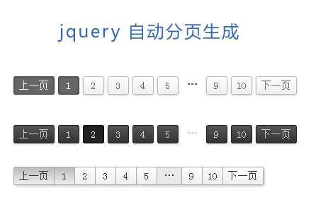 jquery simplePagination自动分页生成插件 3种分页样式特效代码