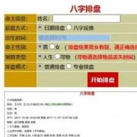 九龙道长同款|八字排盘程序源码|八字排盘算命源码|