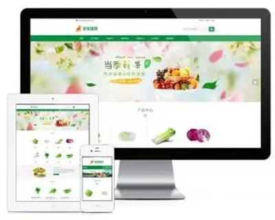 易优eyoucms专业版模板响应式生鲜瓜果蔬菜商城网站模板11851