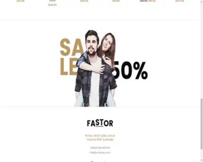 Fastor Shop服装购物商城网站源码提供定制开发