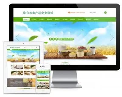 五谷有机农产品企业网站模板