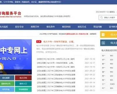 成人教育电大学校网站源码，带真实数据，seo齐全，咨询赠送竞价单页