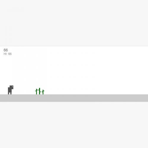 恐龙跑酷游戏源码 HTML5恐龙跑酷小游戏源码 自适应手机端
