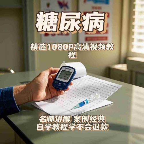 糖尿病运动降糠视频教程新手自学零基础入门精通教学课程全集