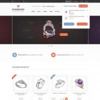 国外简洁的html5珠宝首饰商城模板代码下载