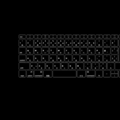 键盘动画模板下载，黑色大气的html键盘代码特效