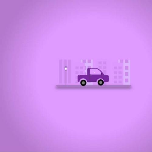 小汽车行驶动画素材，svg动画设计 点击汽车动画特效代码
