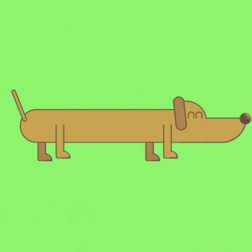 css3卡通小狗动画特效，狗狗动画特效素材代码